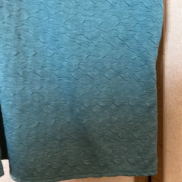 FINAL MARKDOWN Coldwater Creek Blue Ruffled Tiered Tank Top small - Image 9