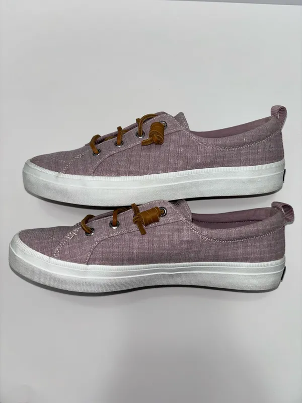 Sperry Crest Vibe Elastic Slip On Sneaker Shoe Women's Size 8M Lilac STS88212 - Image 10