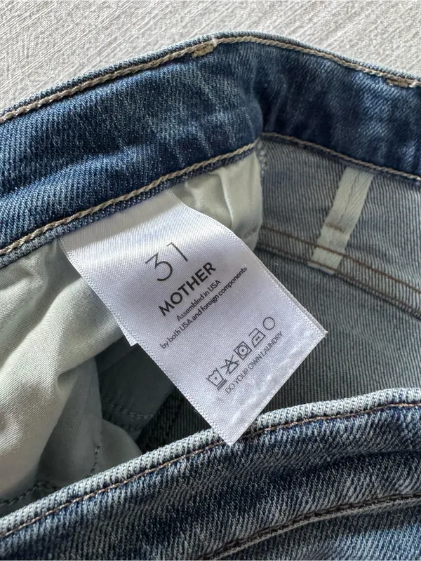 Mother The Hustler Roller Ankle Jeans, 31 - Image 9