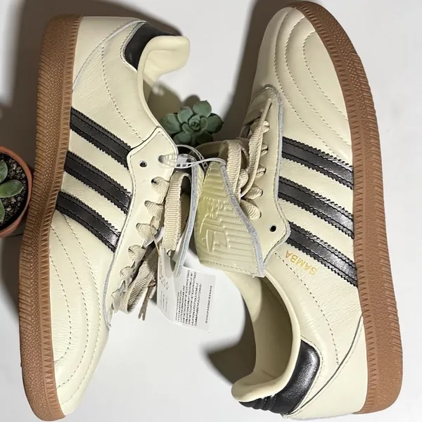 adidas‎ Originals Samba LT W Women's Long Tongue Cream Black Gum Size 6.5 JP6143 - Image 5