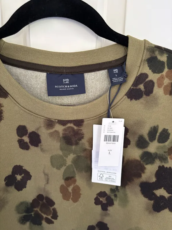 Anthropologie Scotch & Soda Forest Floral Sweatshirt - Image 4