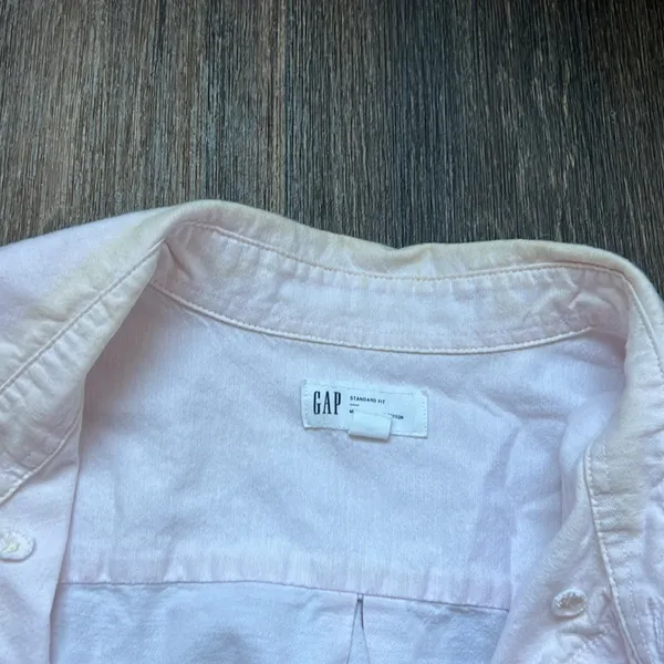Gap Light Pink Button Up - Image 2