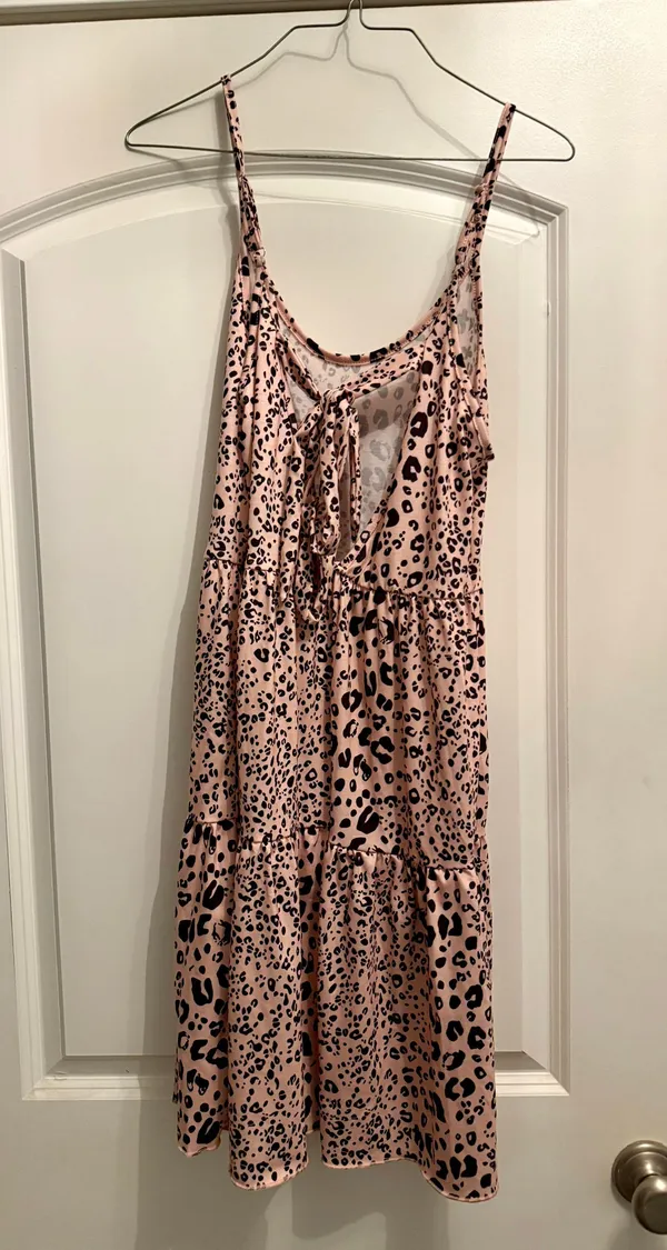 NWOT Lune Leopard Print Cami Dress Size Large - Image 3