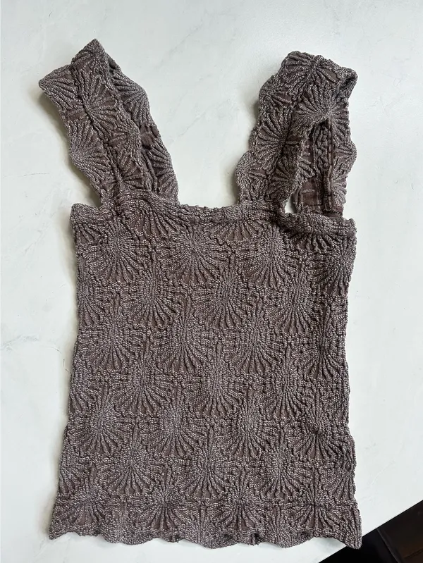 Brown Free People Love Letter Cami - Image 3