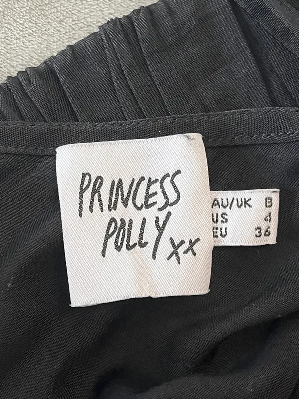 Princess Polly Passion Mini Dress Black - Image 4