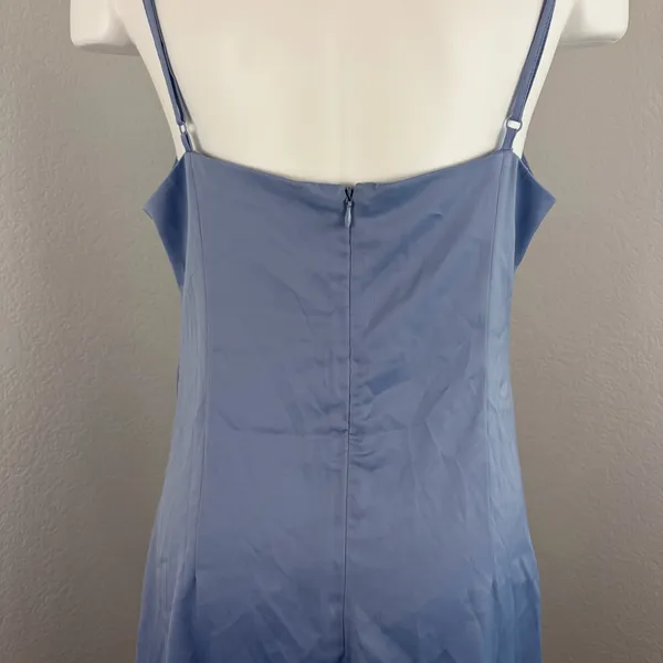 Urban Outfitters Mallory light blue cowl slip mini dress - Image 6