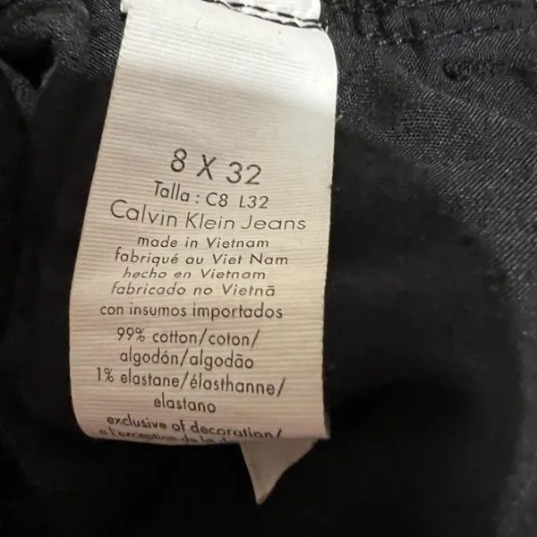 Calvin Klein corduroy Straight pants size 8 x 32 Preppy academia‎ classic - Image 3