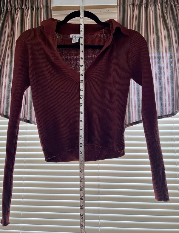 Ribbed Polo Top - Image 2