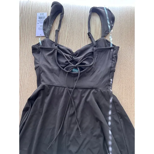 New Women’s Wild Fable 1pc Swimsuit Dress or Casual Dress Brown size Xxs/Xs - Image 5