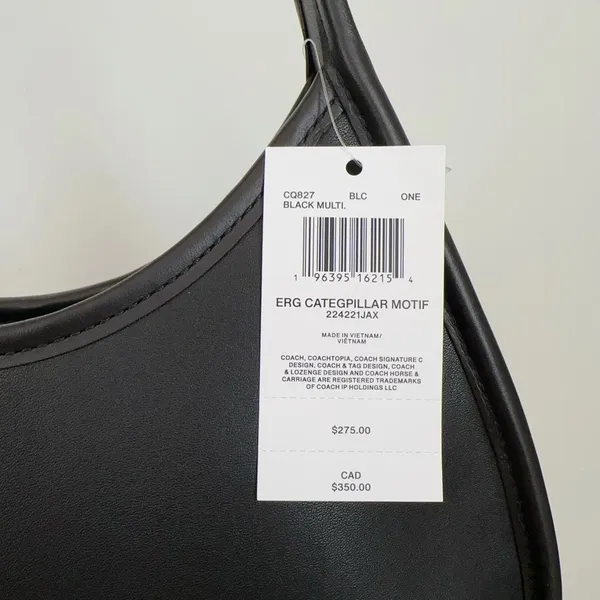 NWT Coach Ergo Bag In Coachtopia‎ Leather With Sleepy Caterpillar Print - Image 6