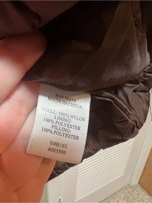 Coldwater Creek Women's Size Medium 10-12 Sleeveless Puffer Vest Chocolate Brown - Image 9