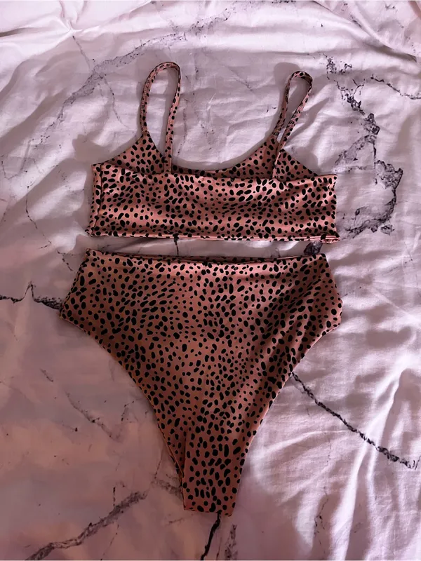 Nasty Gal Leopard Print Bikini Set - Image 5