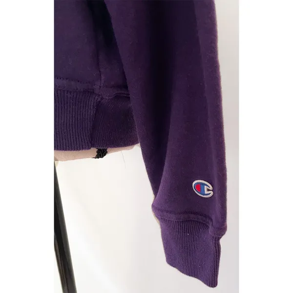 Champion Crewneck Sweatshirt | Purple Y2K Vintage | Size Large - Image 7