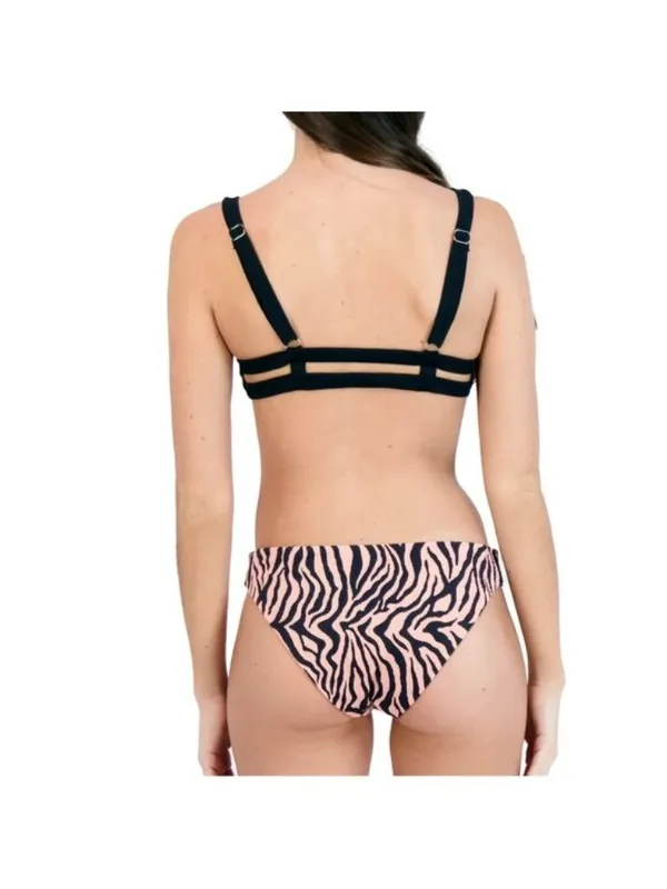 TiniBikini Two Piece Zebra Stripe Swimsuit Size Small - Image 5