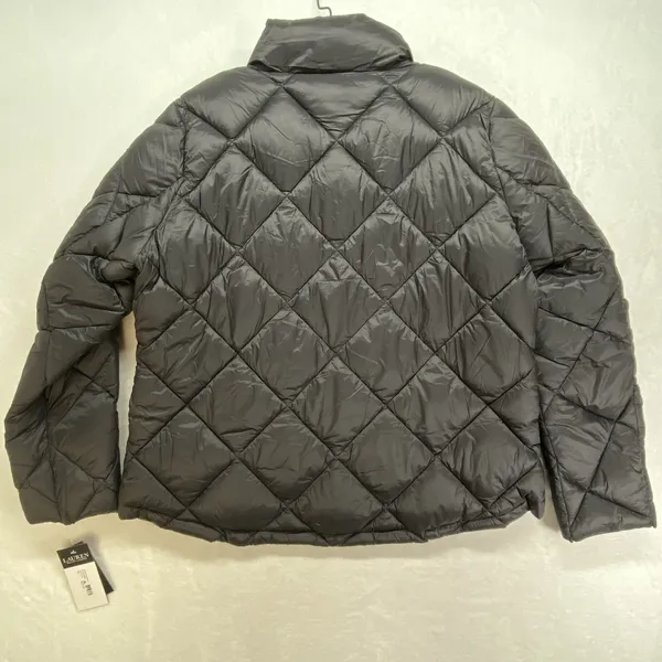 Lauren Ralph Lauren Black Label Puffer Jacket Black Womens L NWT - Image 12