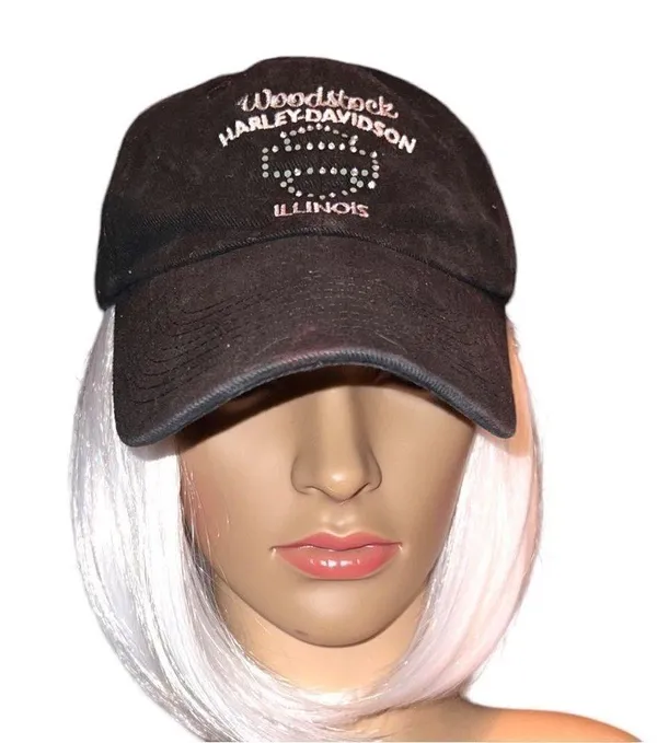 Harley Davidson black cap! Logo on front - Image 2