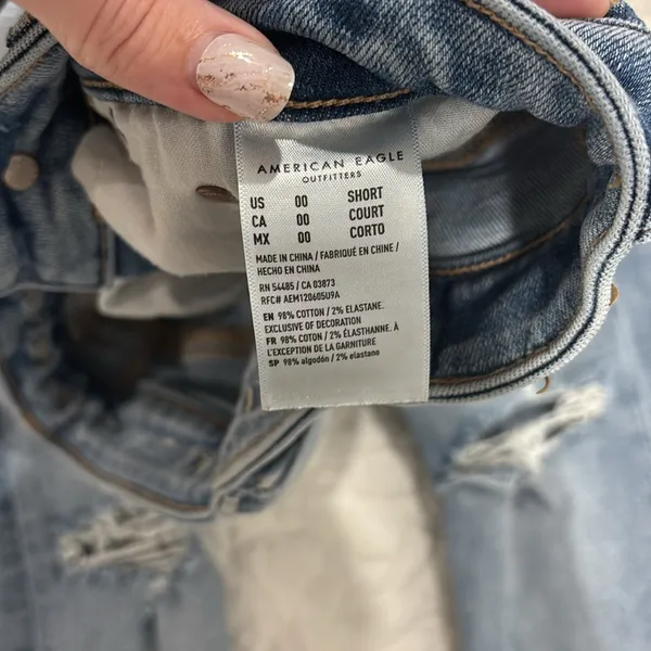 American Eagle High Rise Jegging Jeans 00 Short - Image 7