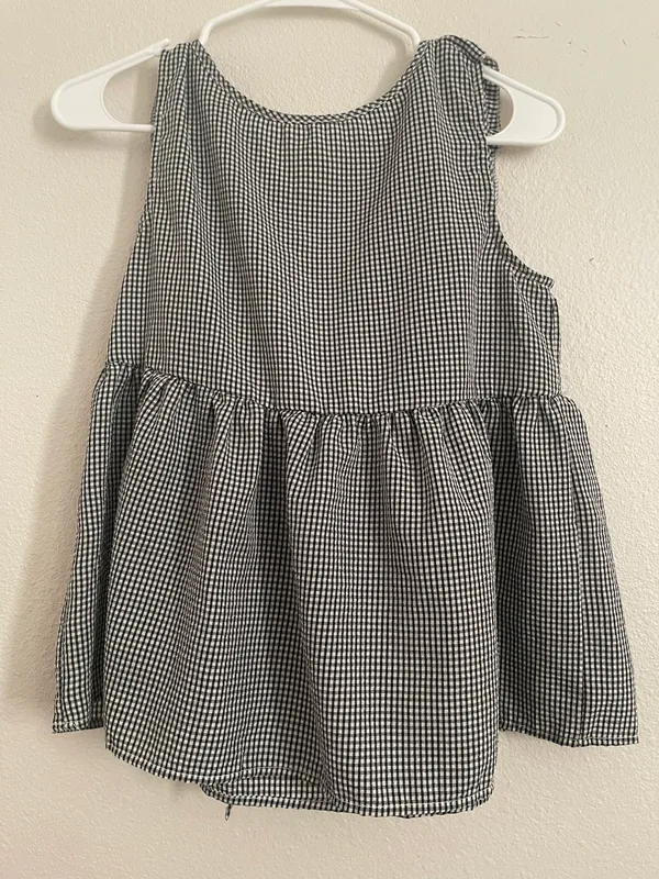 SheIn Vintage Peplum Top - Image 2