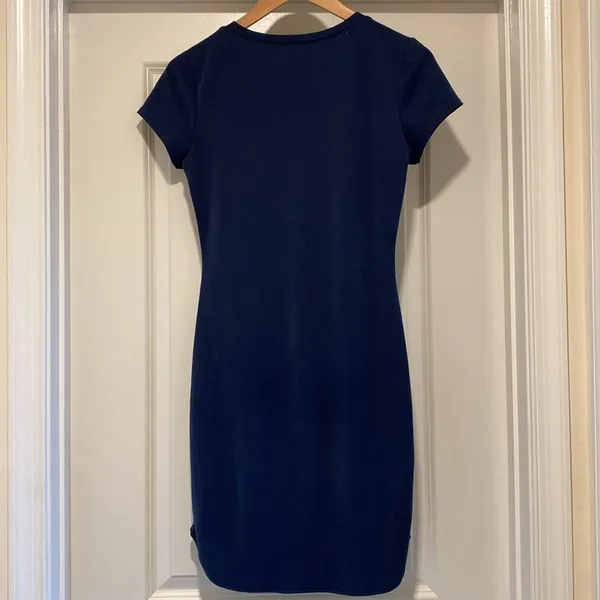 Lulus Like Minded Slate Blue Bodycon Dress Size M Classic Glam - Image 6