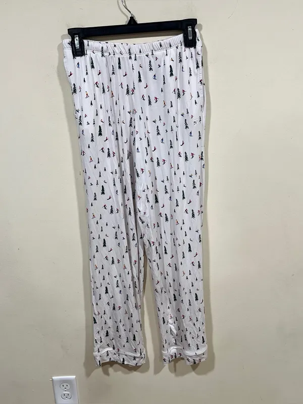 NWT Tommy John Downtime Printed Pajama Set ski mountain size XS - Image 7