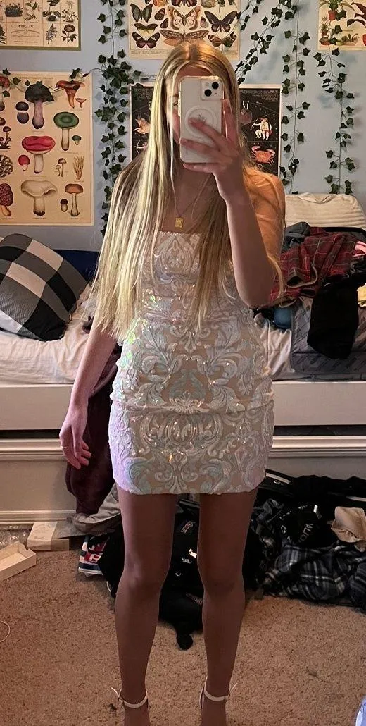 Sequin Mini Dress - Image 6