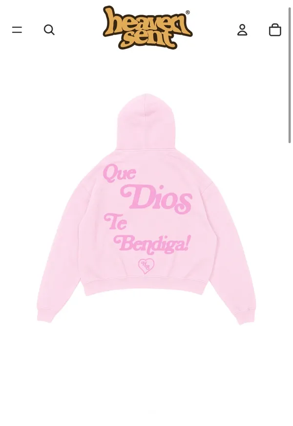 Heaven Sent Pink Sweatshirt Size L - Image 2