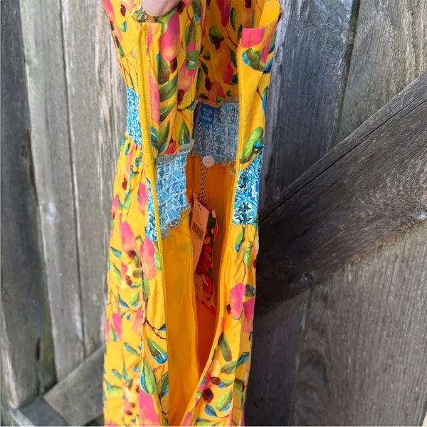 NWT Anthropologie Farm Rio Anjou Maxi Dress Size 2 Petite Retail $240.00 - Image 14