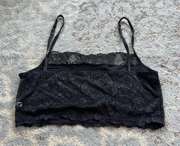 Lace Bralette Black XXL - Image 2