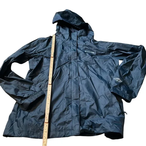 Columbia Mens Omni-Tech Waterproof Jacket Size XL Black - Image 4