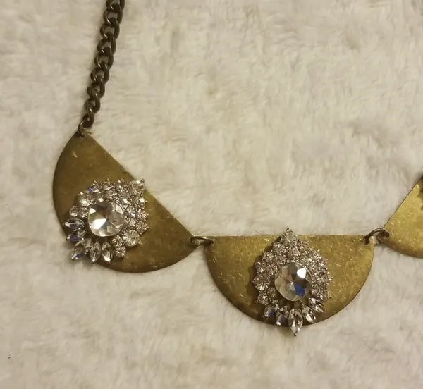Costume Fashion Jewelry Rhinestone Necklace - Image 3