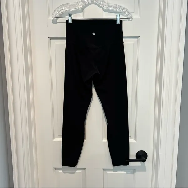 Lululemon Align High-Rise Pant 25" Black Leggings Size 6 W5CTAS - Image 5