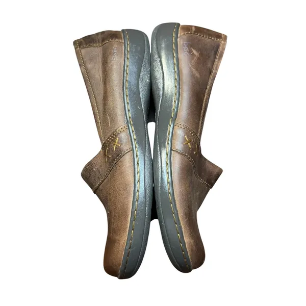 B.o.c Shoes Womens‎ Size 7.5 Brown Leather Slip On Flats Comfort Casual Walking - Image 7