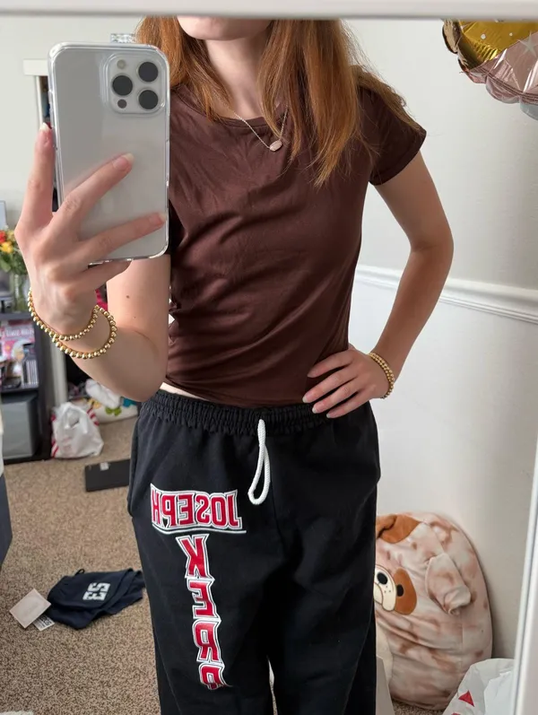 Brown Basic Tee - Image 2