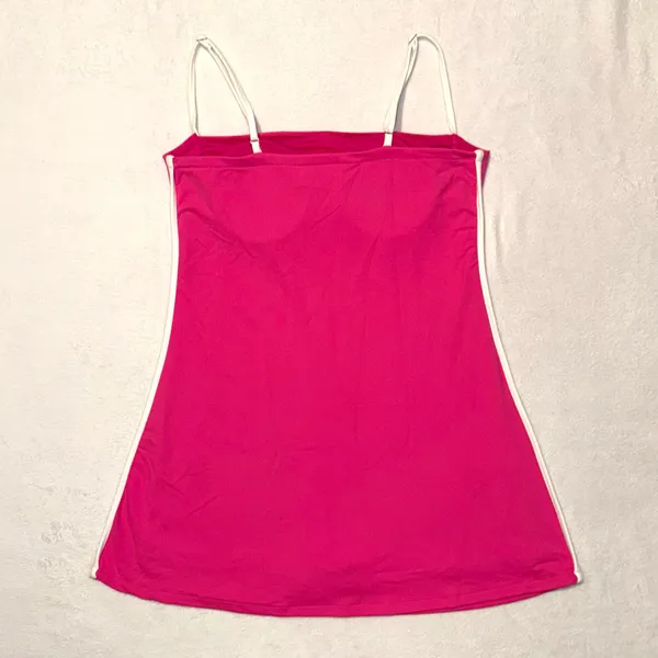 NWOT Impressions Boutique Pink ALO Streamline Athletic TCEC Romper Dress size Large - Image 8
