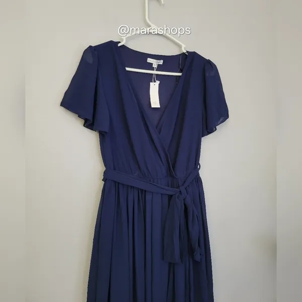 Baltic Born Kristina Maxi Dress Navy - Image 5