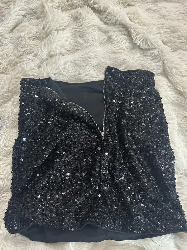 sparkly skirt Black - Image 3