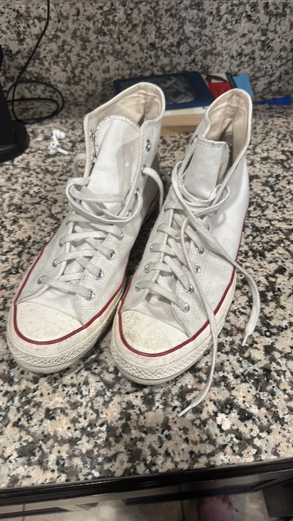 White Converse Men’s High-Top All Star - Image 2