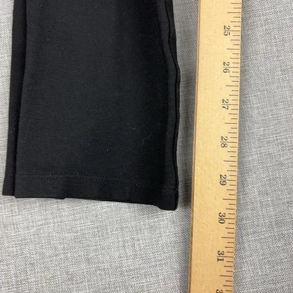 Quince Ultra Stretch Ponte Bootcut Pants Womens Medium Black Pull On Office Work - Image 4