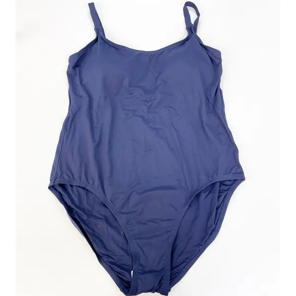 Andie The Amalfi One-Piece Swimsuit Womens 3XL Navy Blue‎ Beachy Resort Minimal - Image 3