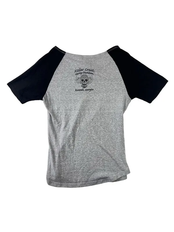 Harley Davidson Graphic T Shirt Large Killer Creek Roswell Ga Short Sleeve Women - Image 2