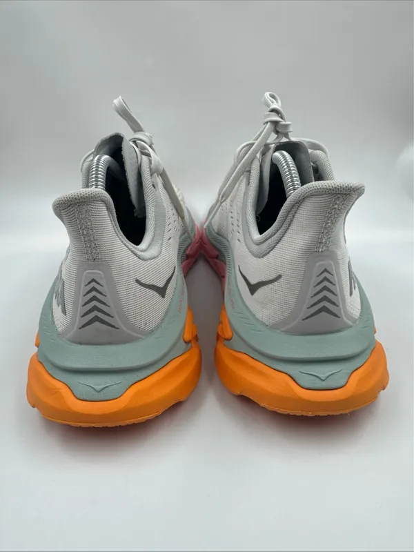 Hoka One One Women’s Clifton Edge Running Shoes Us10 Gray Pink Orange 1110511 - Image 5