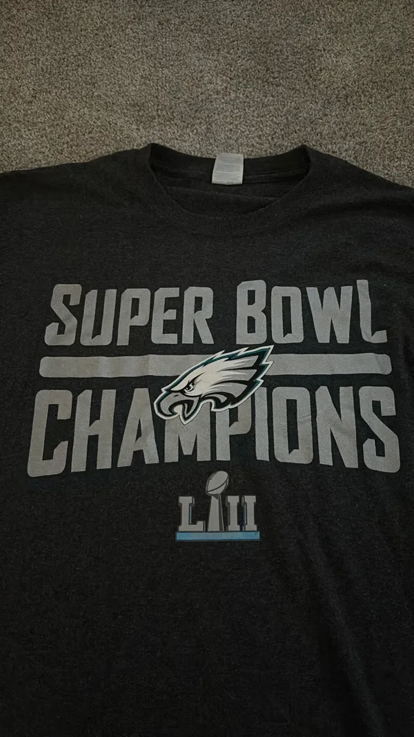 Philadelphia Eagles Long Sleeve Black Size L - Image 2