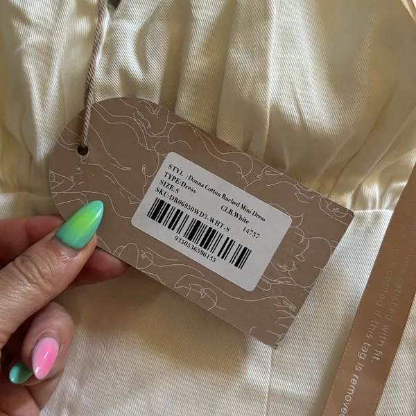 Meshki Donna Cotton Mini Dress - Image 3