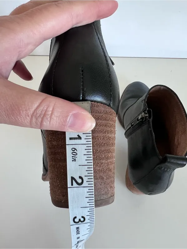 Madewell Women's Brenner Black Block‎ Heel Leather Ankle Booties - Image 10
