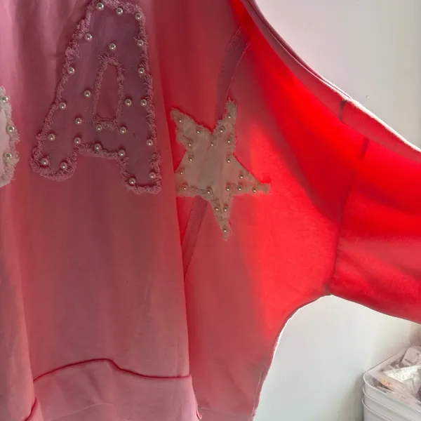 Fantastic Fawn Pink USA Sweater - Image 4