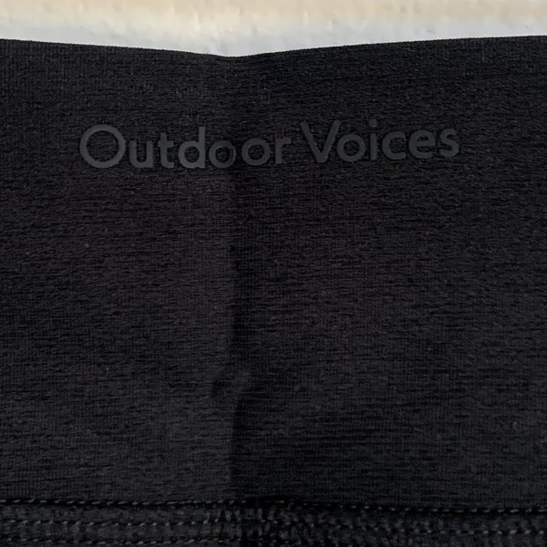 NWT Outdoor Voices Warmup 10" Bike Shorts‎ in Black - Image 4