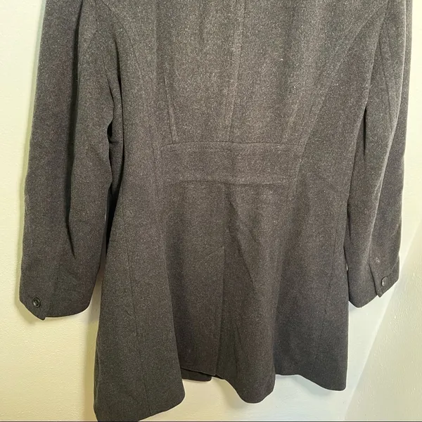 Anne Klein Sport Women's Size XL Peacoat Dark Charcoal Gray Button Down Pockets - Image 11