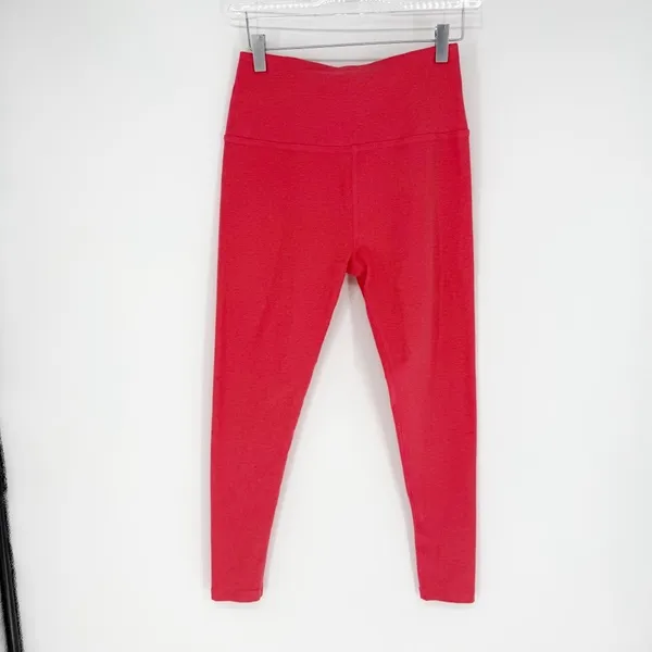 Beyond Yoga High Rise Space Dye Leggings Women's Size L Orange Activewear‎ - Image 2