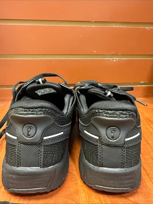 OnToFeet Black Knit Walking Sneakers | Lightweight Comfort Shoes - Image 6