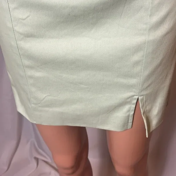 Vibe Mint Green Sleeveless Mini Dress Square Neck Back Zip Size S - Image 2